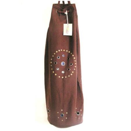 KUSHOASIS Yoga Bag - Omsutra Chakra Rivet Bag - Color - Chocolate OM101011-Chocolate